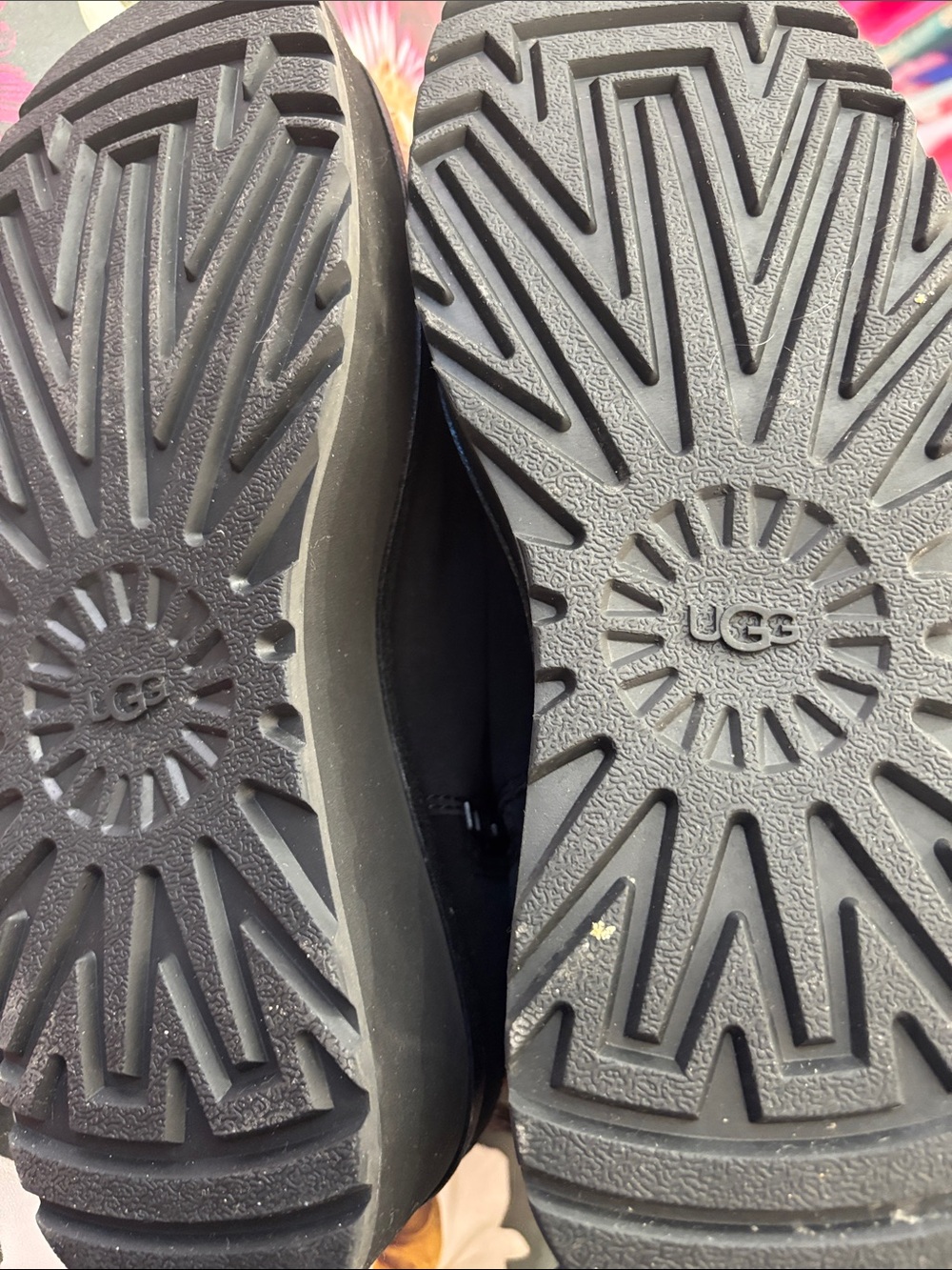 City Func UGG Black Suede Short Booties - Picture 5 of 6
